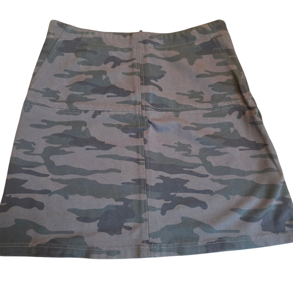 Sanctuary Camo Print Mini Skirt Green Brown Camouflage A-Line  Small